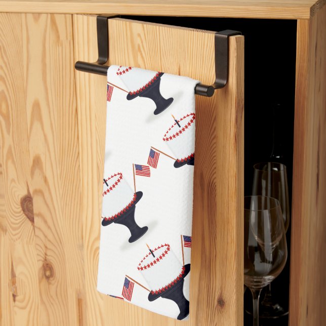 Cuatro toallas de tela temática para el pastel de  (Pliegue de tercios)