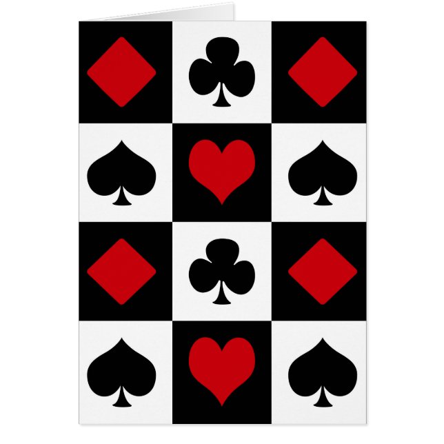 Cuatro trajes de cartas (Frente)