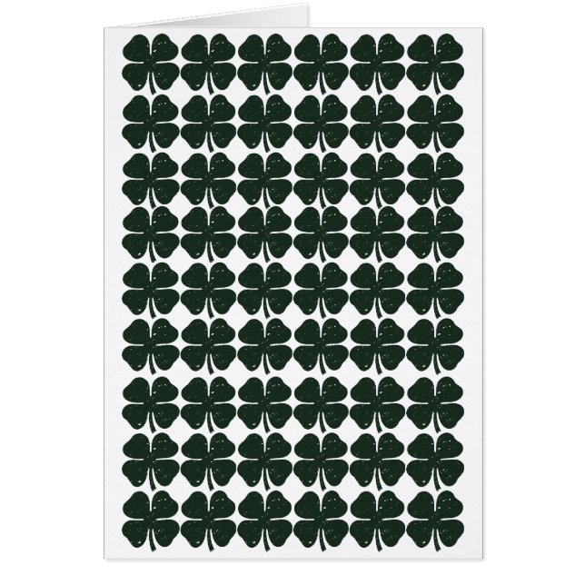 cuatro tréboles de hojas. (Frente)