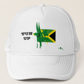 CUBA de Jamaica ENCIMA del gorra blanco de la