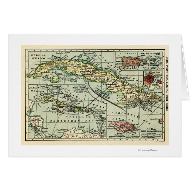 Cuba: Mapa PanorámicoCuba (Anverso (Horizontal))