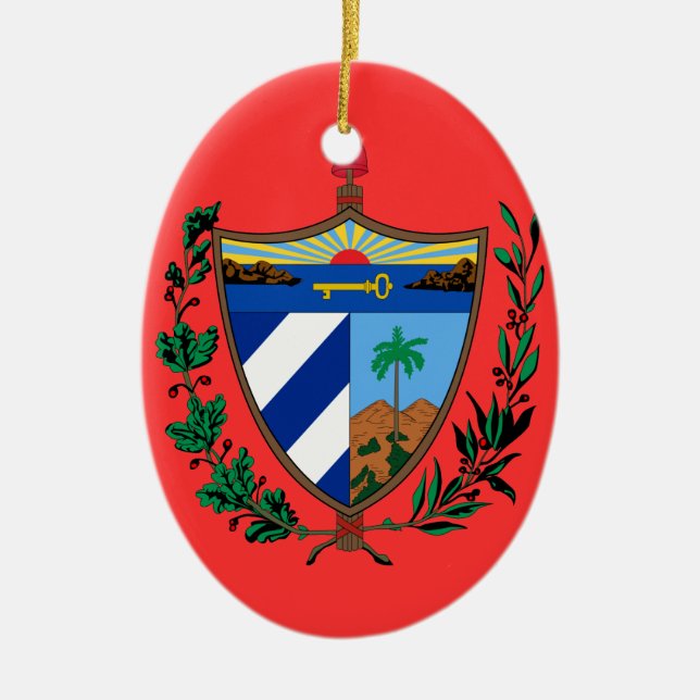 CUBA - ornamento de encargo del navidad (Frente)