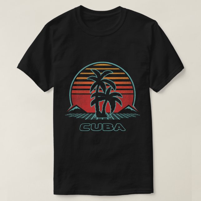 Cuba Retro Vintage 80 Style Tank Top (Diseño del anverso)