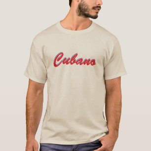 Cubano - la camiseta de los hombres