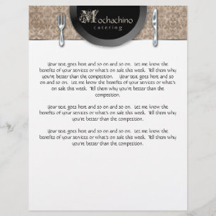 Cubertería de volantes Beige Damask