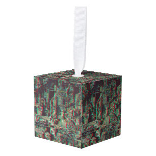 Cúbico Adorno de Cubo de Máquina