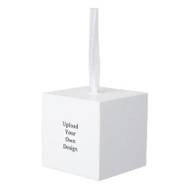 Cúbico Crea Tu Propio Adorno De Cubo Personalizado Simple