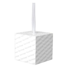 Cúbico Tu imagen personalizada cubo adorno
