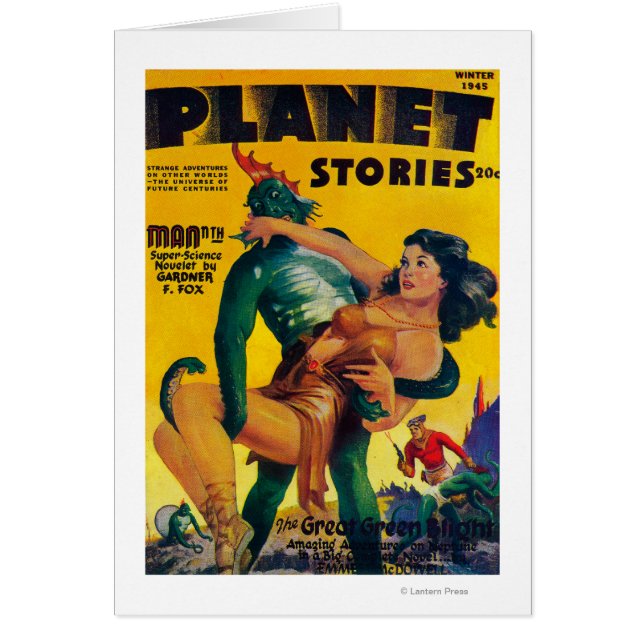 Cubierta 4 de la revista Planet Stories (Frente)