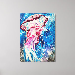 Cubierta acuática de gelatina arte oceánico