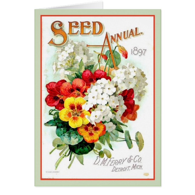 Cubierta anual de semillas de reproducción de cose (Frente)