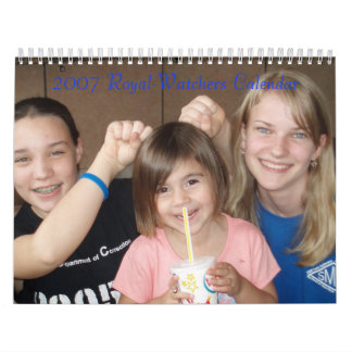 Cubierta, calendario de 2007 Real-Vigilantes