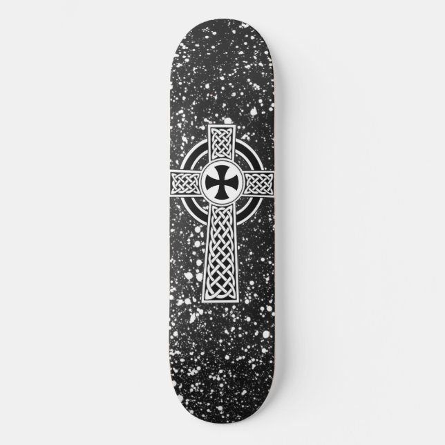 Cubierta Celtic Sun Cross Skateboard (Anverso)