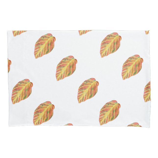 Cubierta de almohada temática de otoño (Anverso)