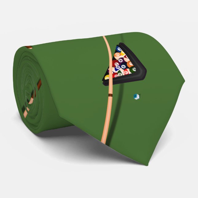 Cubierta de billar de Billiards y corbata de rack (Enrollado)