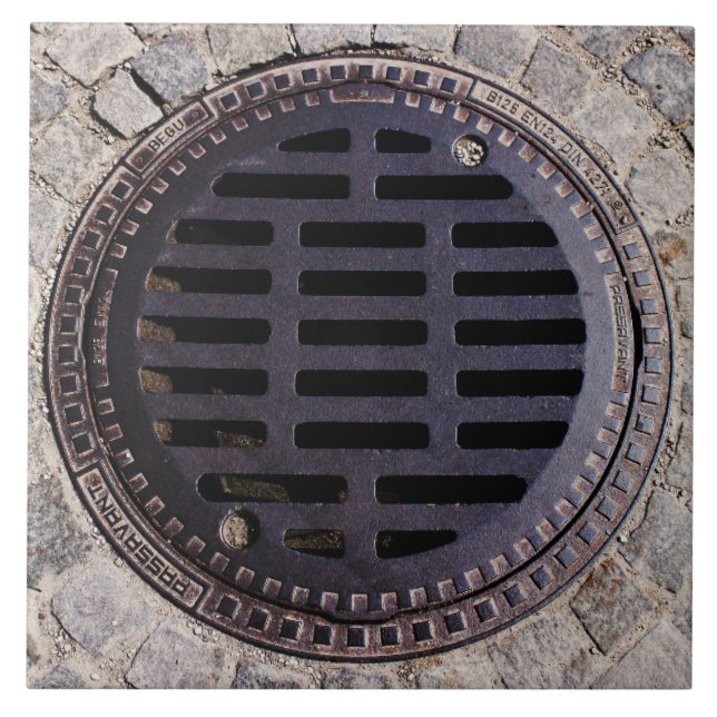 Cubierta de boca y baldosa cerámica del camino del (Frente)