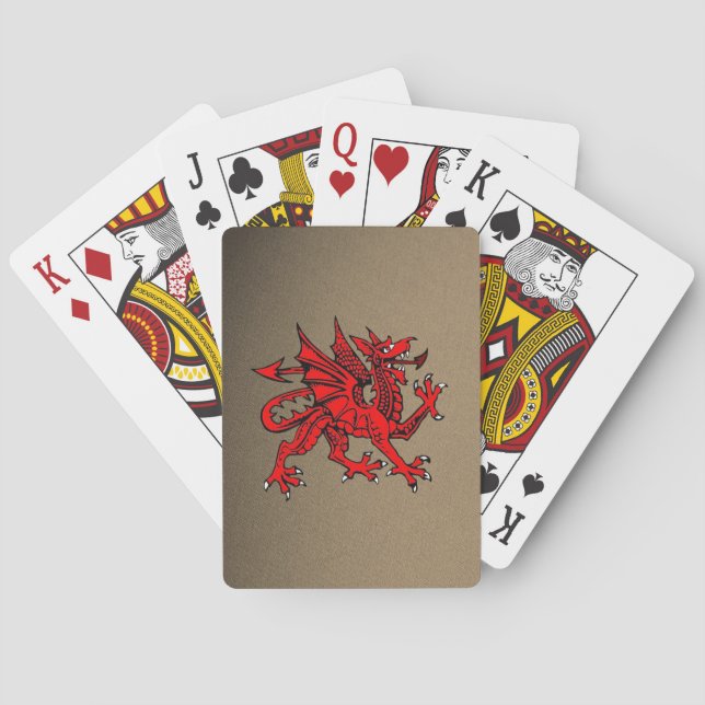 Cubierta de cartas de juego de dragón (Reverso)