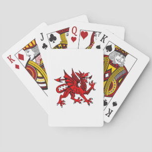 Cubierta de cartas de juego de dragón