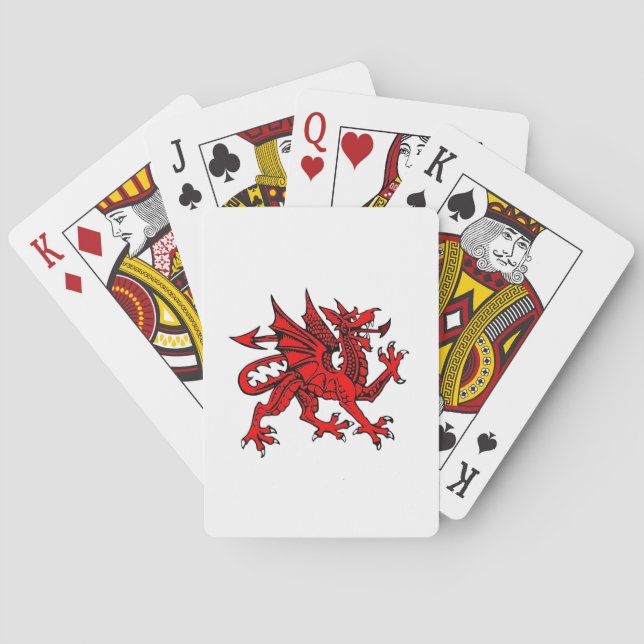 Cubierta de cartas de juego de dragón (Reverso)