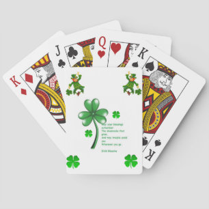 Cubierta de cartas de juego de St. Patrick