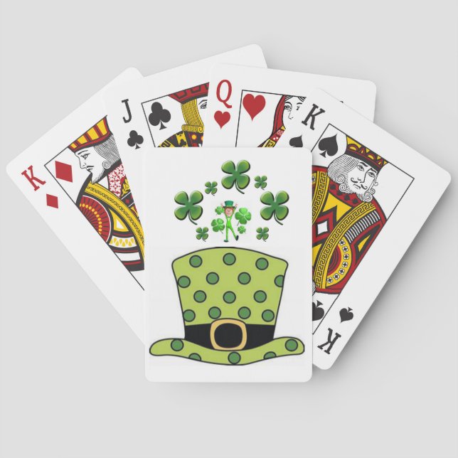 Cubierta de cartas de juego de St. Patrick (Reverso)