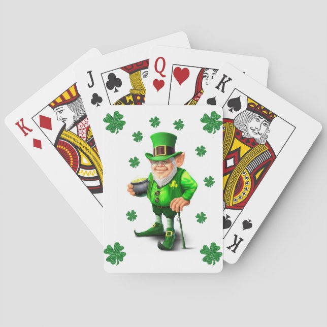 Cubierta de cartas de juego de St. Patrick (Reverso)