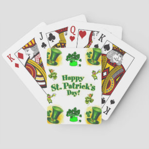 Cubierta de cartas de juego de St. Patrick