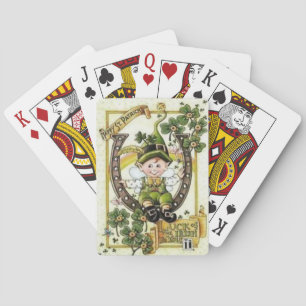 Cubierta de cartas de juego de St. Patrick