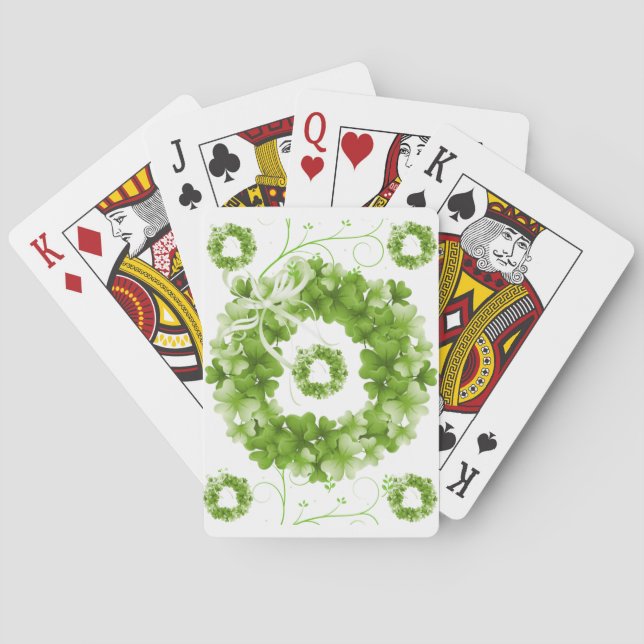 Cubierta de cartas de juego de St. Patrick (Reverso)
