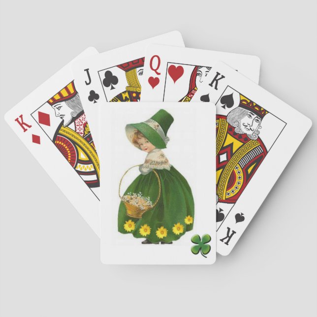 Cubierta de cartas de juego de St. Patrick (Reverso)