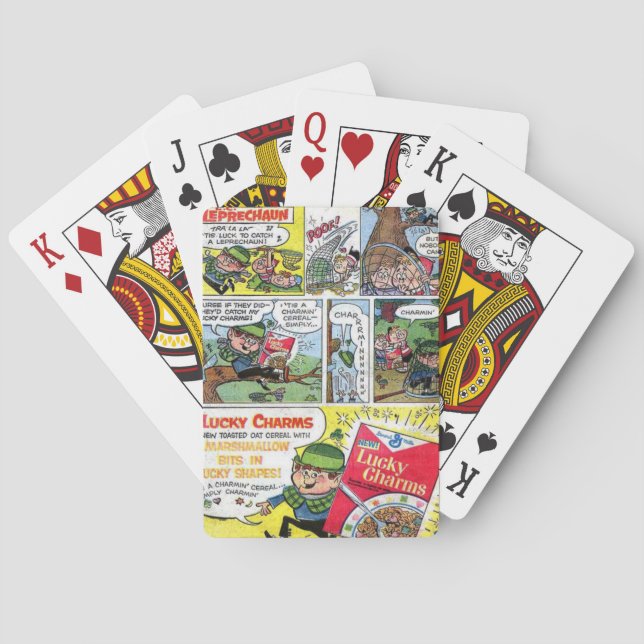 Cubierta de cartas de juego del Día de San Patrici (Reverso)