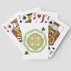 Cubierta de cartas de juego del Día de San Patrici