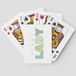 Cubierta de cartas de Plant Lady para jugar