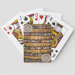 Cubierta de cartas de reproducción de cerveza