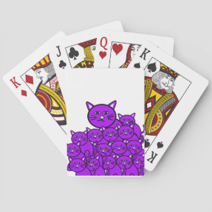 Cubierta de cartas de reproducción de gato