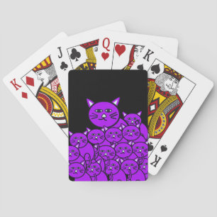 Cubierta de cartas de reproducción de gato
