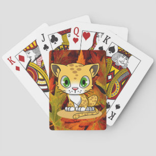Cubierta de cartas de reproducción de gato