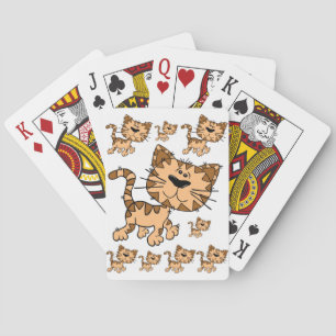 Cubierta de cartas de reproducción de gato