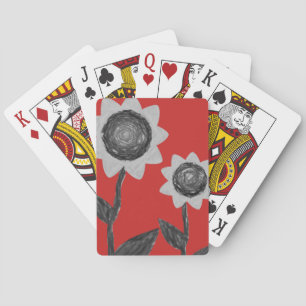 Cubierta de cartas de reproducción de girasol