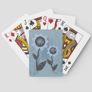 Cubierta de cartas de reproducción de girasol