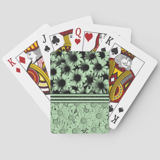 Cubierta de cartas de reproducción de girasol (Reverso)