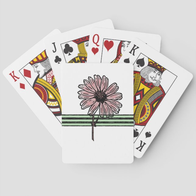Cubierta de cartas de reproducción de girasol (Reverso)