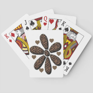 Cubierta de cartas de reproducción de leopardo