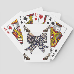 Cubierta de cartas de reproducción de leopardo