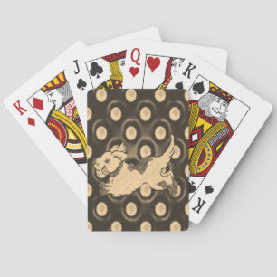 Cubierta de cartas de reproducción de perros