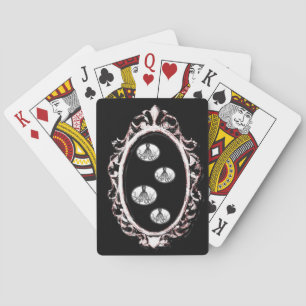 Cubierta de cartas de reproducción de vintage