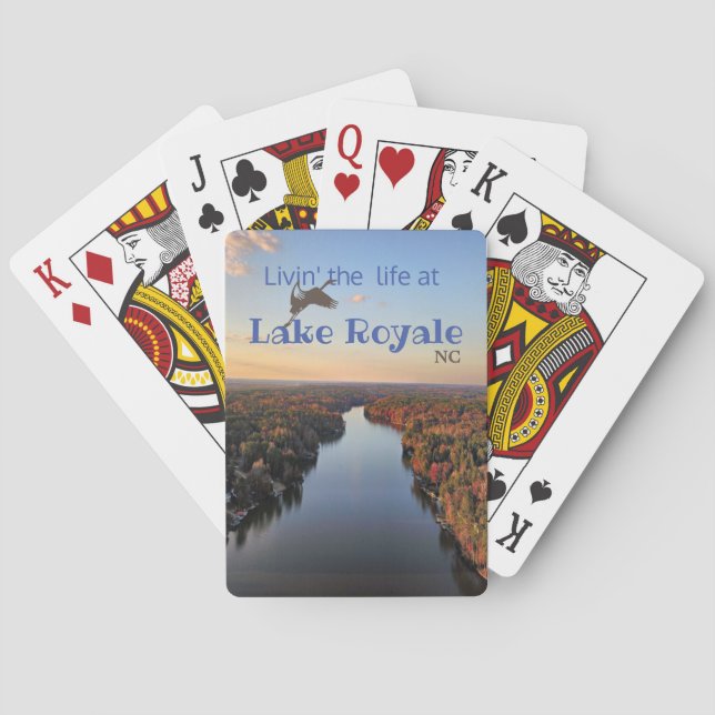 Cubierta de cartas del lago Royale (Reverso)