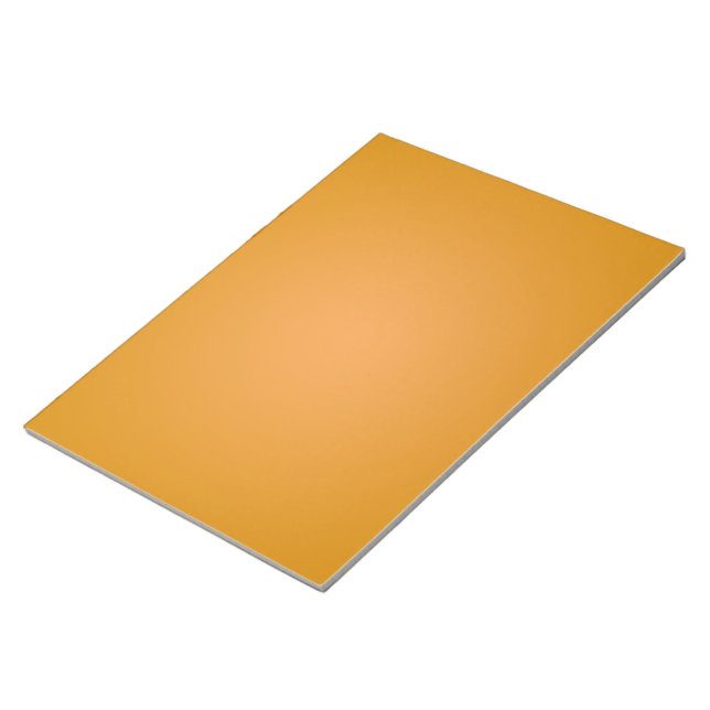 Cubierta de cuaderno naranja con una textura suave (Lado Derecho)