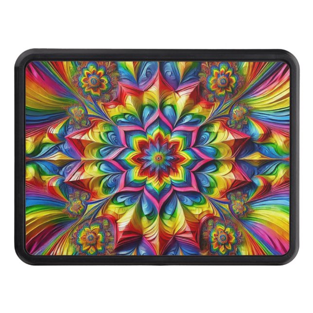 Cubierta de hitch con colores LGBTQ (Anverso)