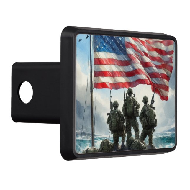 Cubierta de hitch de 2 pulgadas para los veteranos (Derecha)